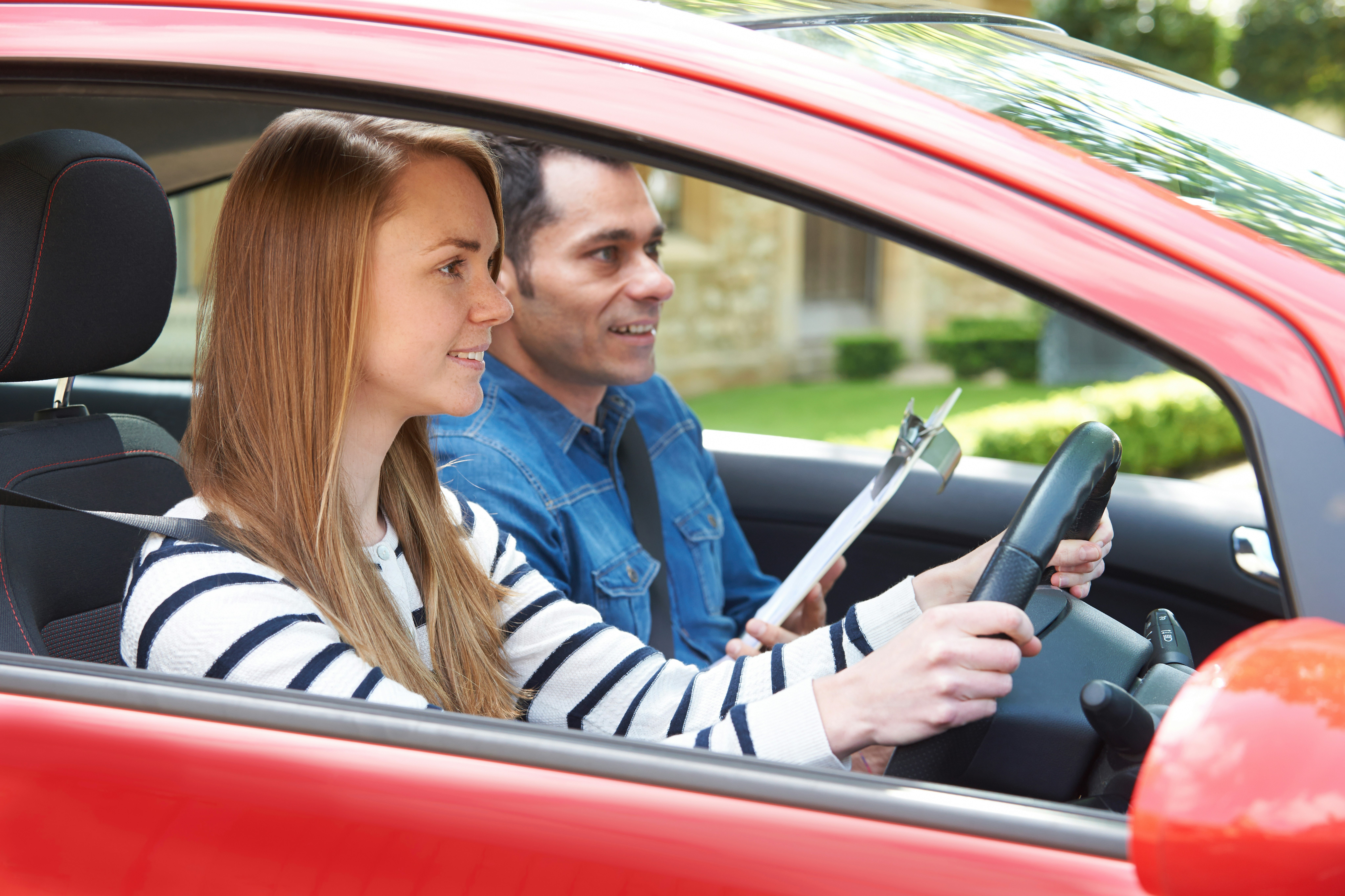 Driving instructor preparing for ADI Part 3 test