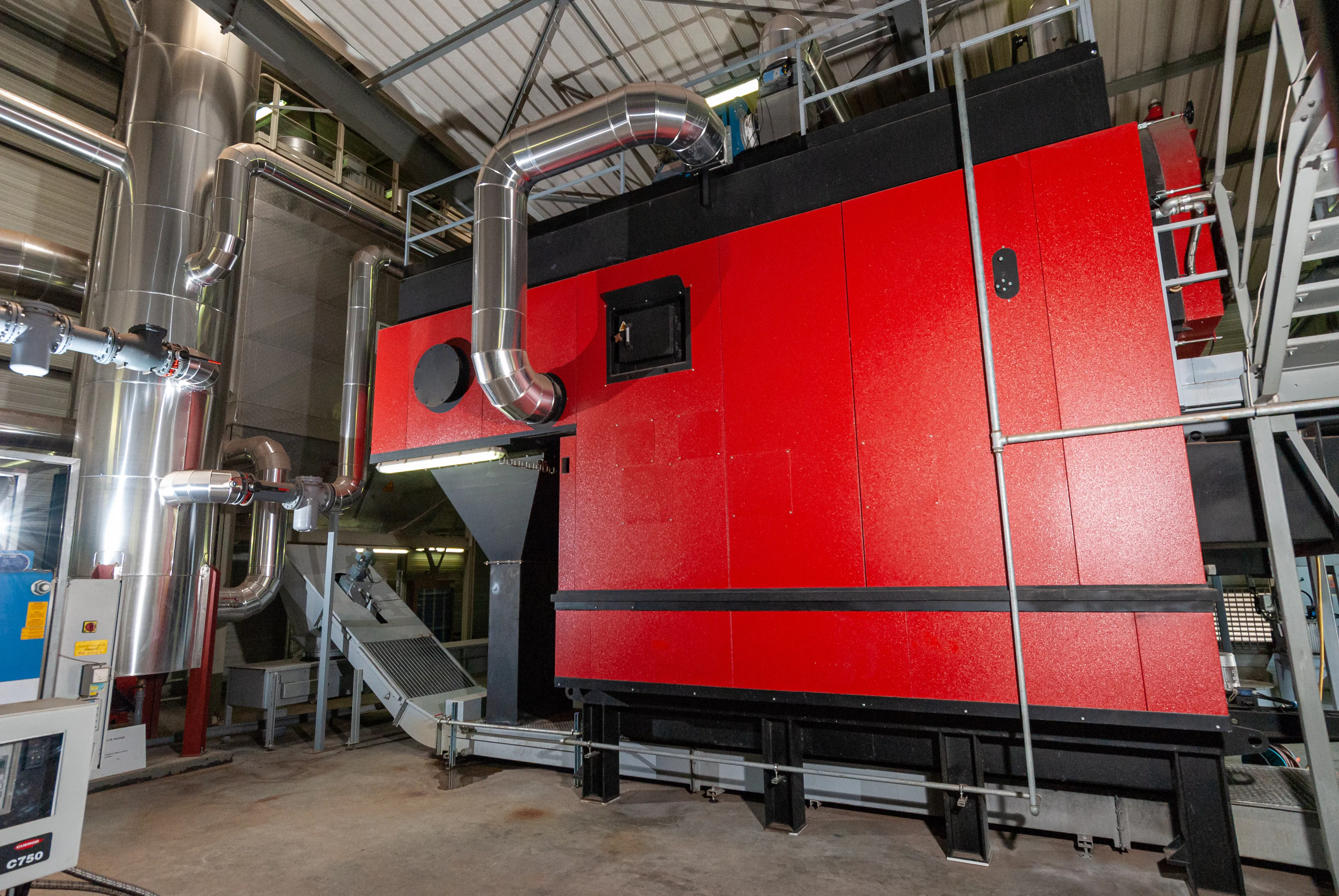 Biomass boiler with insurance from Alan Boswell Group