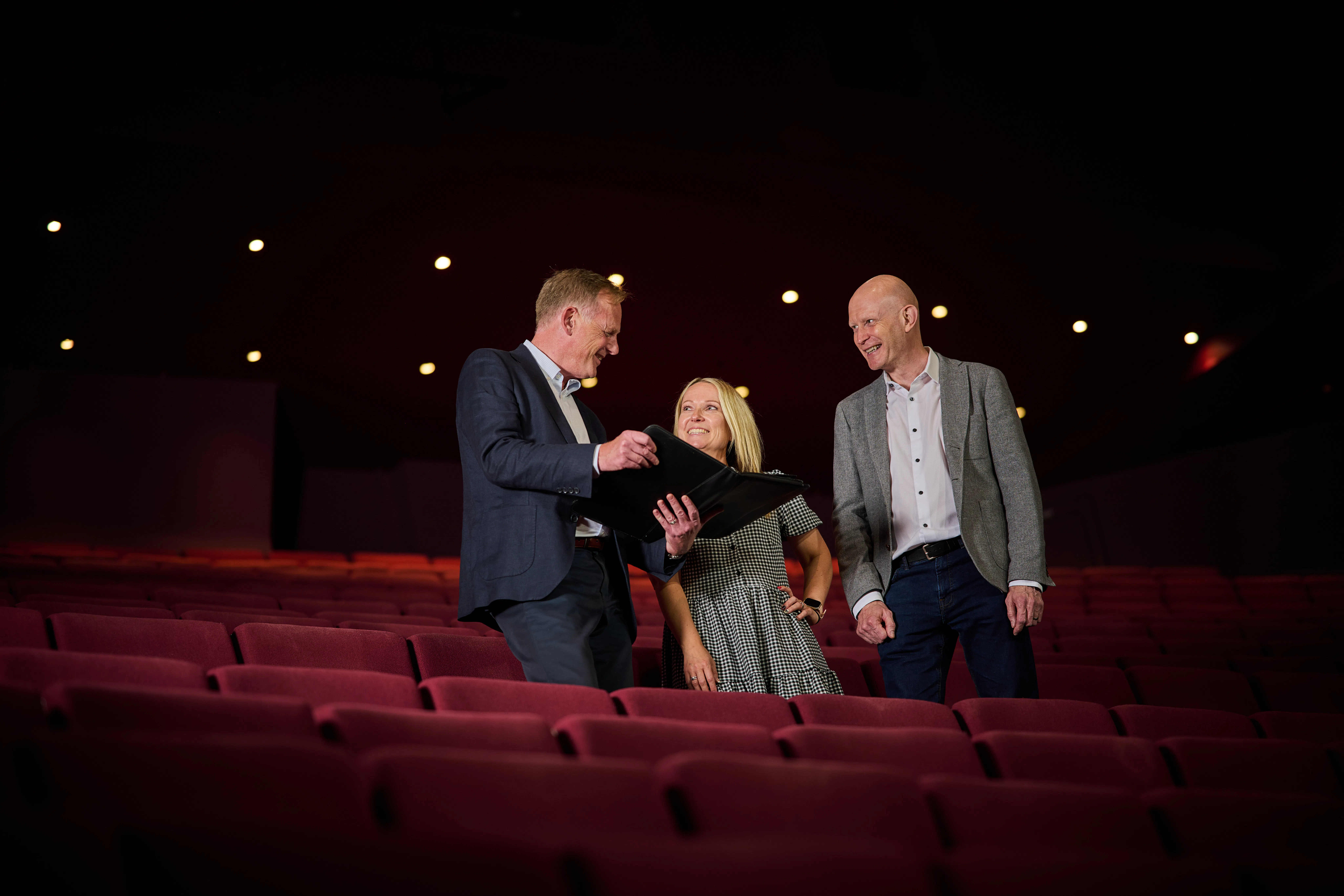 ABG Account Executive, Jon Preston with Becci and Stephen