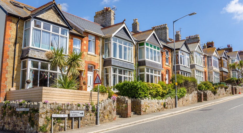 A UK house where a landlord has a tenant in rental arrears