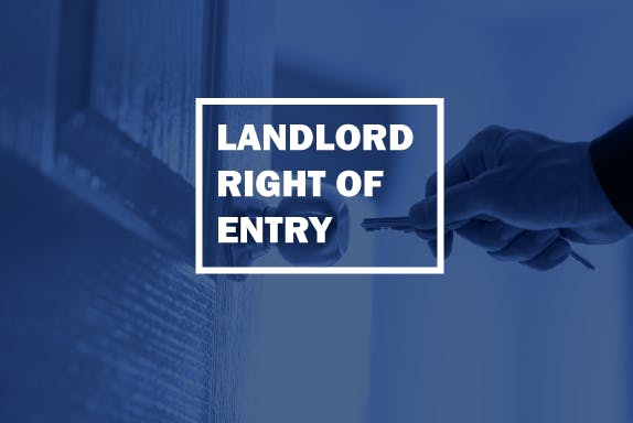 Landlord right of entry