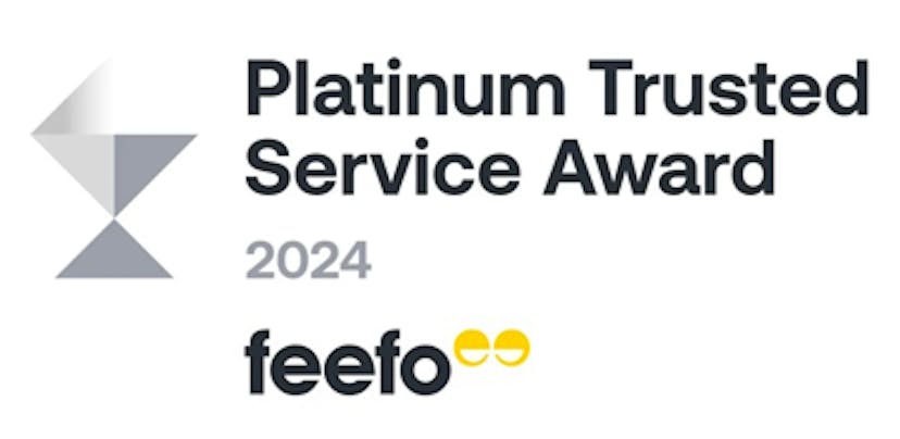 Feefo Platinum Trusted Service Award 2024
